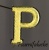 Lettre P: Parisienne (grande)